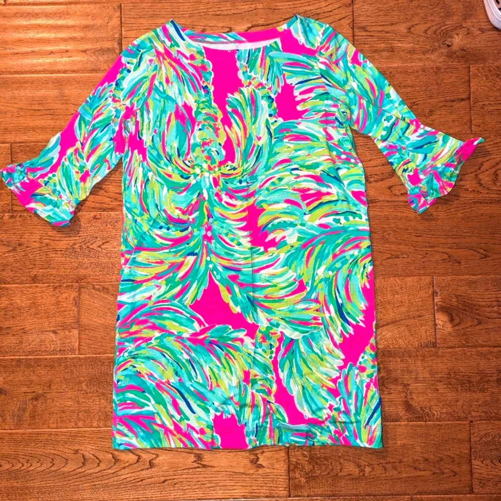 Lilly Pulitzer Tropical Print Dress Girls